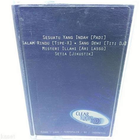 Jual Kaset Tape Pita Clear Top Volume Kompilasi Lagu Indonesia