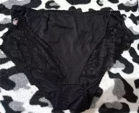 No Ilusi N Pantaleta Bikini Encaje Y Tela Satinada Negro Cuotas Sin