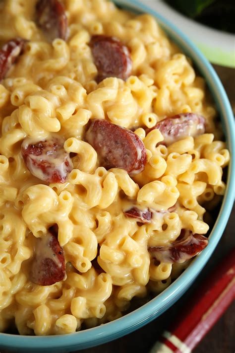 Creamy Smoked Sausage Mac and Cheese - Southern Bite