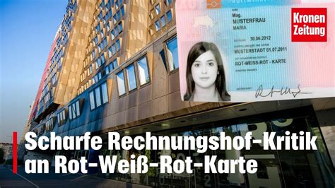 Scharfe Rechnungshof Kritik An Rot Wei Rot Karte Krone Tv News Youtube