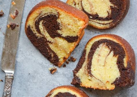 How To Prepare Tasty Marble Cake Cook Recipedia