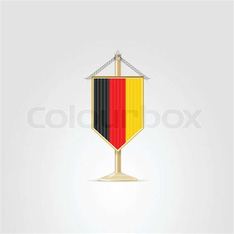 Illustration of national symbols of European countries. Germany ...