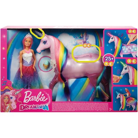 Barbie Dreamtopia Pferd Magisches Zauberlicht Einhorn Mit Licht Und