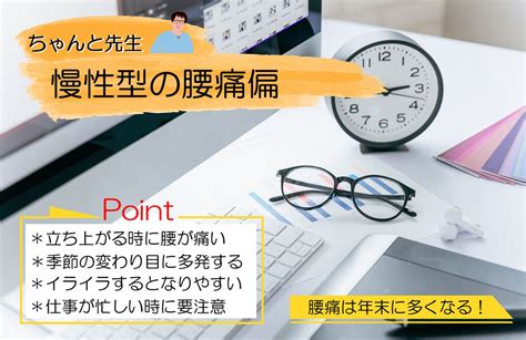 慢性腰痛 ちゃんと先生の腰痛解説チャンネル