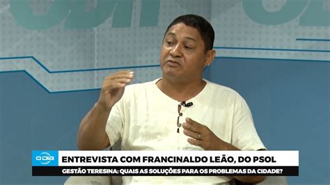 Gestão THE Entrevista o pré candidato Francinaldo Leão 28 05 2024