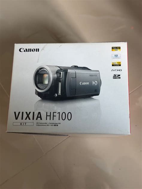 Canon VIXIA HF100 Flash Media Camcorder NO BATTERY EBay