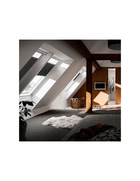 Store Pliss Manuel Noir Fhl Mk S Velux Profil Aluminium