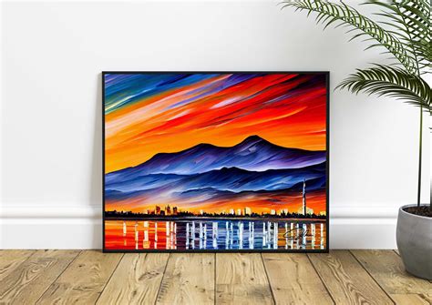 Chattanooga Tennessee Skyline Art Print Chattanooga Painting - Etsy