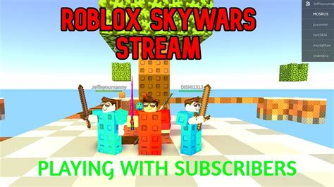 Playing Roblox Skywars With Friends YouTube