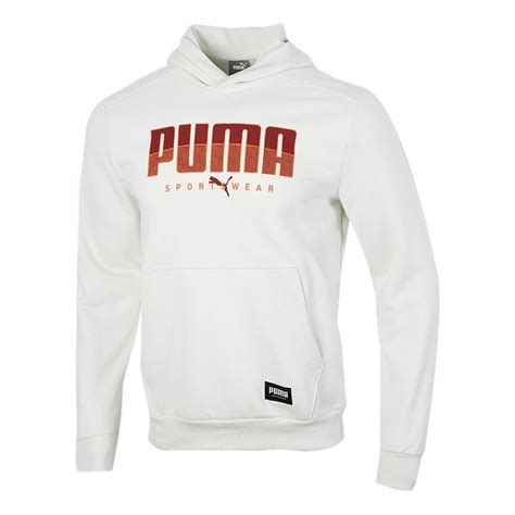 Puma Athletics Hoodie 'White Orange' 586543-05-KICKS CREW