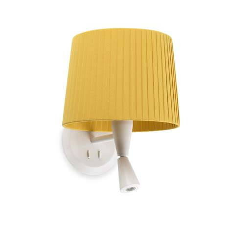 Juvi Iluminación Aplique con lector Samba blanco amarillo Faro