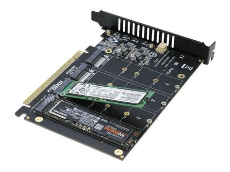 Quad M Nvme To Pcie Adapter Expansion Card Pcie Bifurcation