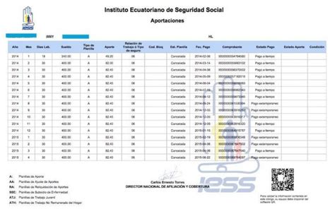 Consultar Aportaciones Al IESS Acumuladas 2025 Ecu11