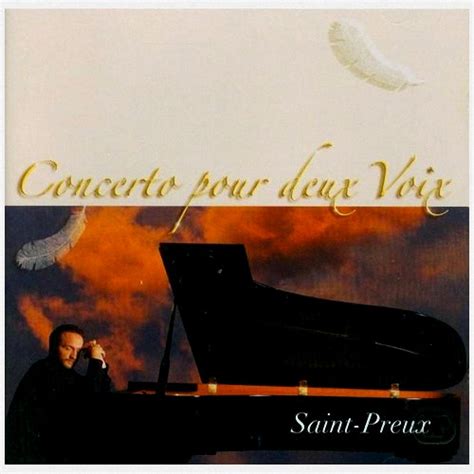 Saint Preux Concerto Pour Deux Voix 2005 Cd Discogs