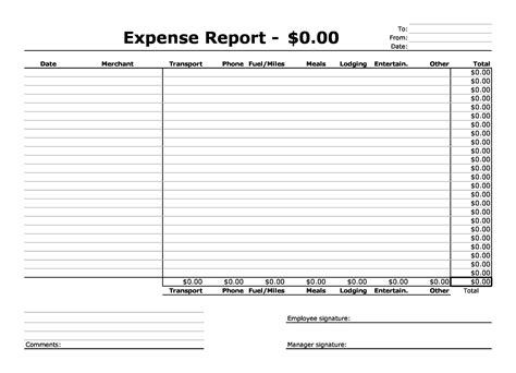 40+ Expense Report Templates to Help you Save Money ᐅ TemplateLab