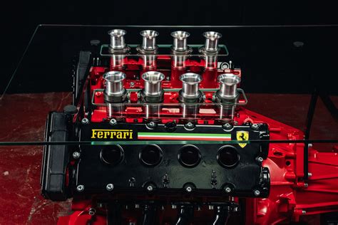 A Ferrari F105 V8 Engine Coffee Table