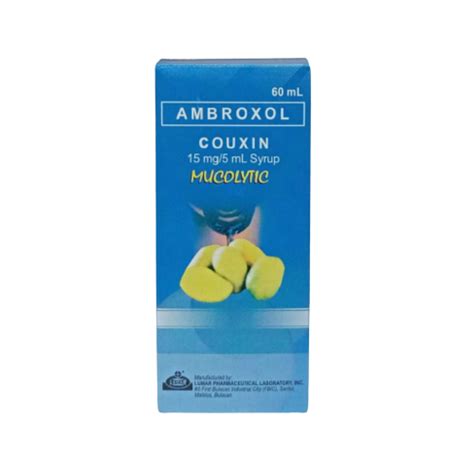 Couxin Ambroxol Hydrochloride 15mg 5ml Syrup 60ml Price In The