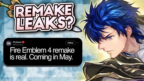 Leaks Predict Fire Emblem Remake In May YouTube