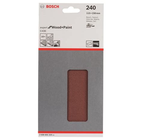 Bosch Schuur Papier Rw X Mm K Stk Voordelig