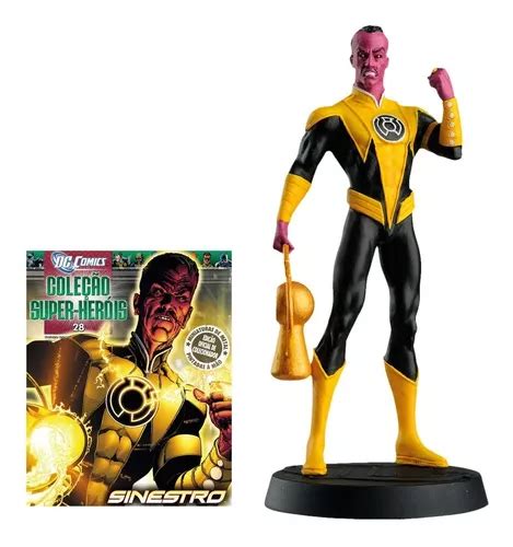 Lanterna Amarela Dc - Sinestro Lanterna Amarela Eaglemoss 10 Cm Dc Comics Tropa ...
