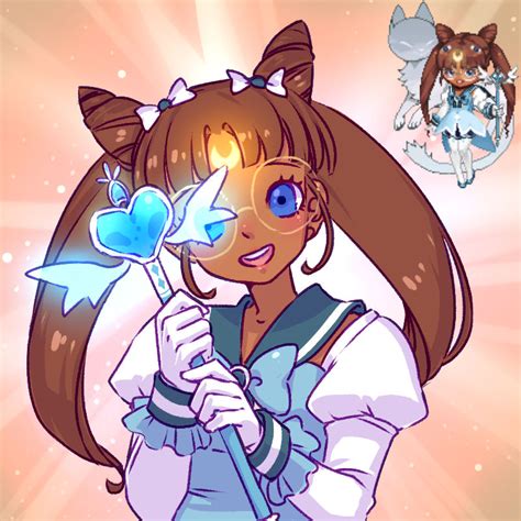 Blue Magical Girl By Tawcoart On Deviantart