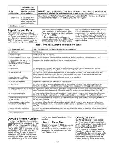 Form 8802 Application For United States Residency Certification