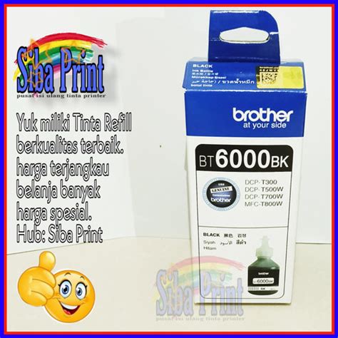 Jual Tinta Original Brother Bt Bk Black Dcp T W Dcp T W Dcp