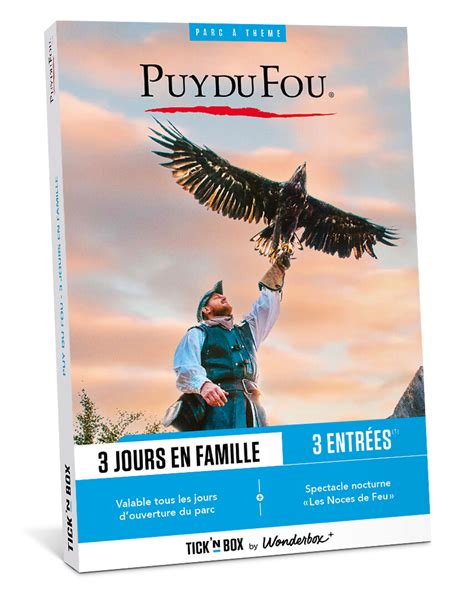 Coffret Cadeau Puy Du Fou 3 Jours En Famille Wonderbox