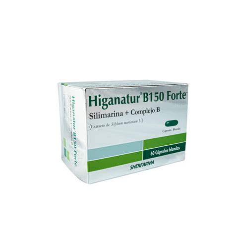 HIGANATUR B150 FORTE CAJA X60 CAPSULAS Silimarina Complejo B Forte