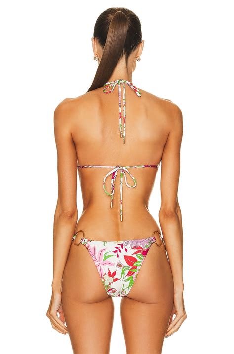 Cult Gaia Zoey Bikini Top In LA SELVA FWRD