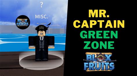 Where is Mr. Captain at Green Zone | Blox Fruits | Second Sea - YouTube