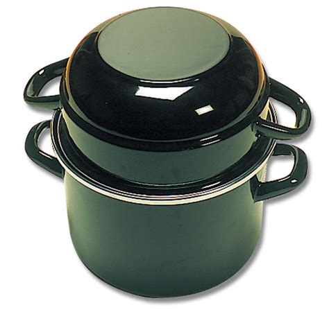 070974 Mussel Pot 1 12 Qt 7″ Dia X 5″h With Lid Black