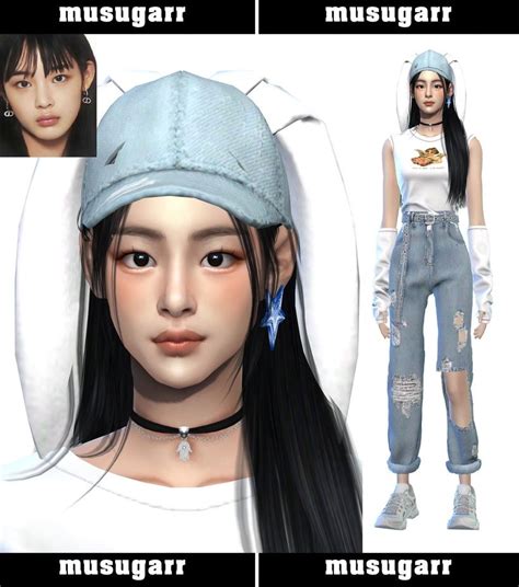 Minji Newjeans👖🌟sims Dump[early Access] 58 Musugarr X Maamuang Sims Sims 4 Sims 4 Tsr