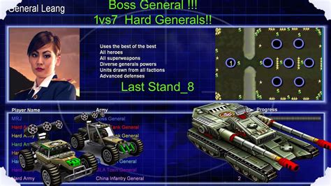 Command Conquer Generals Zero Hour Boss General Vs Hard Generals