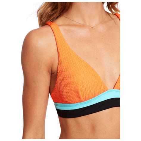 Seafolly Slice Of Splice Spliced Longline Tri Bikini Top Damen Online