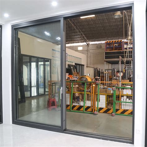 2023 Modern Design Customize Patio Door Double Triple Glass Thermal