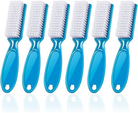 Amazon SQULIGT 6Pcs Nail Brush For Cleaning Fingernails Handle