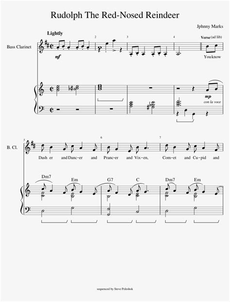 Rudolph The Red Nosed Reindeer Sheet Music Violin