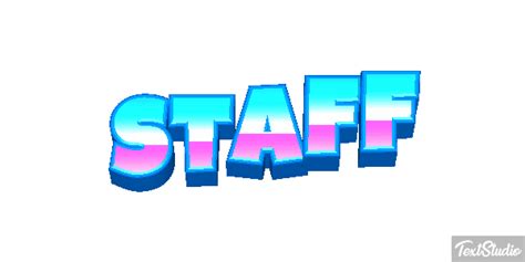 Staff Word Animated  Logo Designs