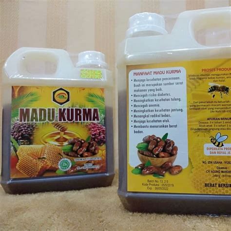 Jual Madu Kurma Propolis Royal Jelly AMK 1 Kg Shopee Indonesia