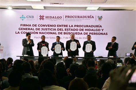 Firma del convenio de coordinación en materia de búsqueda forense con