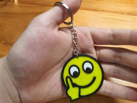 fuck you emoji pandent钥匙挂件 by yourd MakerWorld