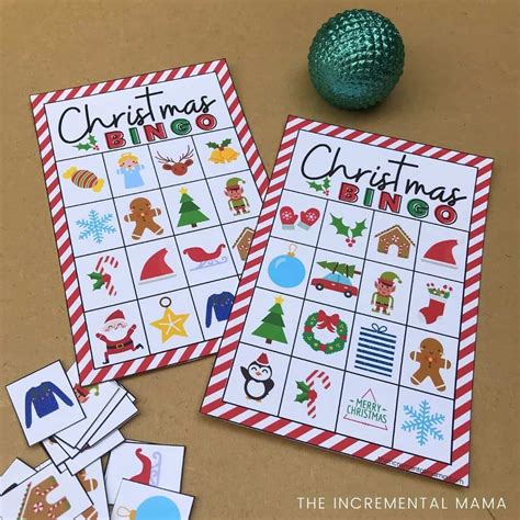 20 Free Printable Christmas Bingo Cards - The Incremental Mama