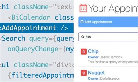 reactjs building  interface career connections villanova university