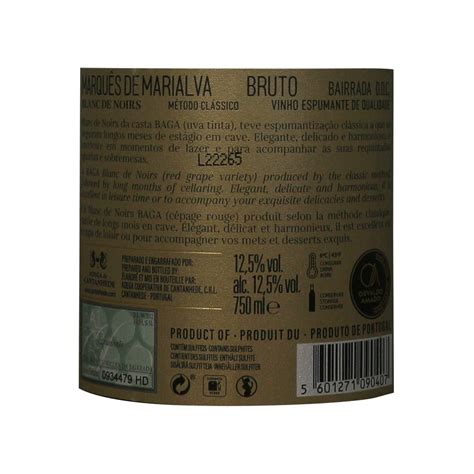 Marqu S De Marialva Baga Blanc De Noirs Branco Cave Lusa