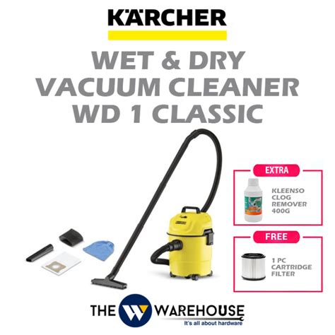 Karcher Wet And Dry Vacuum Cleaner WD 1 Classic Lazada