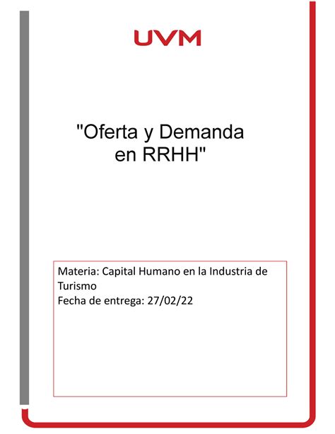 Recursos Institucionales Doc Tareas Materia Capital Humano En La