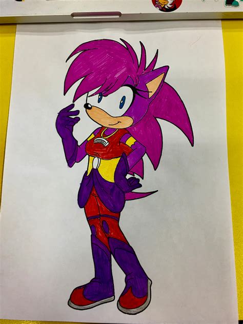 Sonia the hedgehog Design Art by KingCharmyBee on DeviantArt