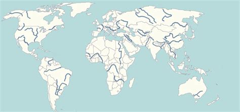 world rivers map printable maps printable world map  kids images