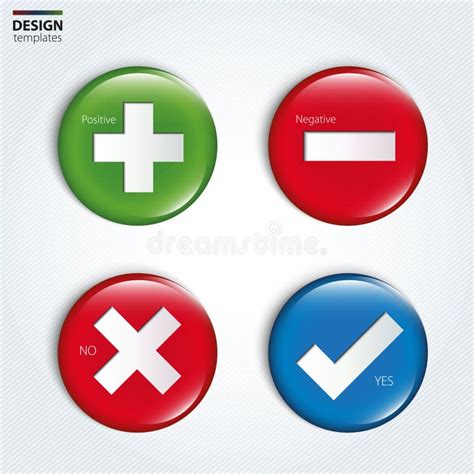 Approved And Rejected Buttons Stock Vector Illustration Of Granted